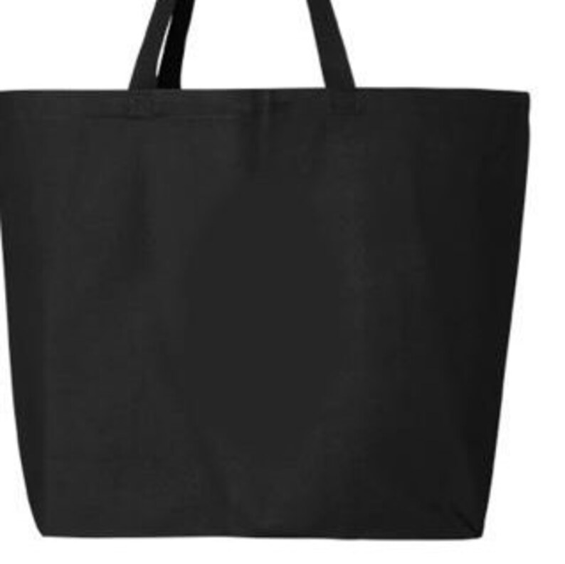Jumbo-sized custom tote bags
