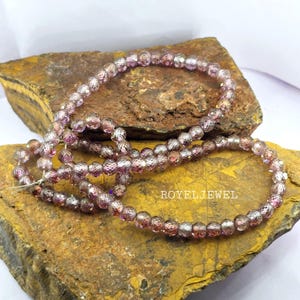 Light Pink Moissanite Beads: Faceted Rondelle AAA Quality, 5-8mm
