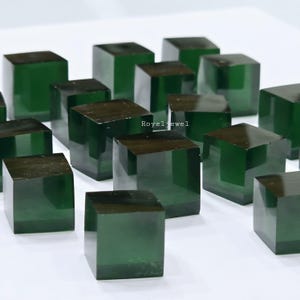 Green Lab Grown YAG Crystal: Rough Gemstone for Jewelry & Lasers