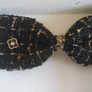 Black gold hairpin boucle baretta hairclip