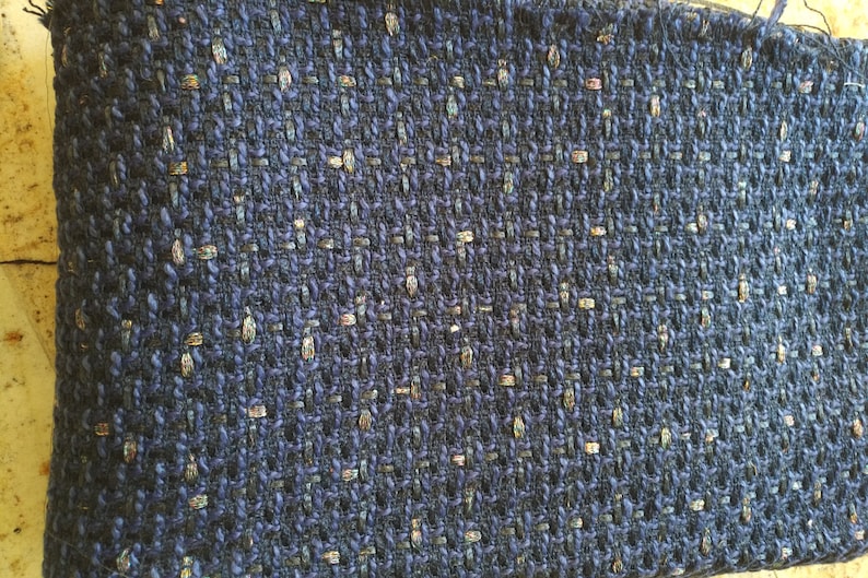 Navy blue boucle image 1