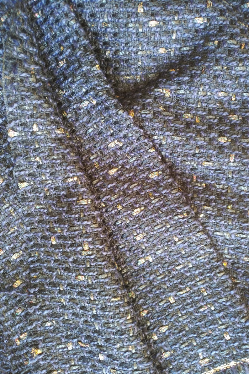 Navy blue boucle image 2