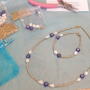 make your own pearl necklace kit