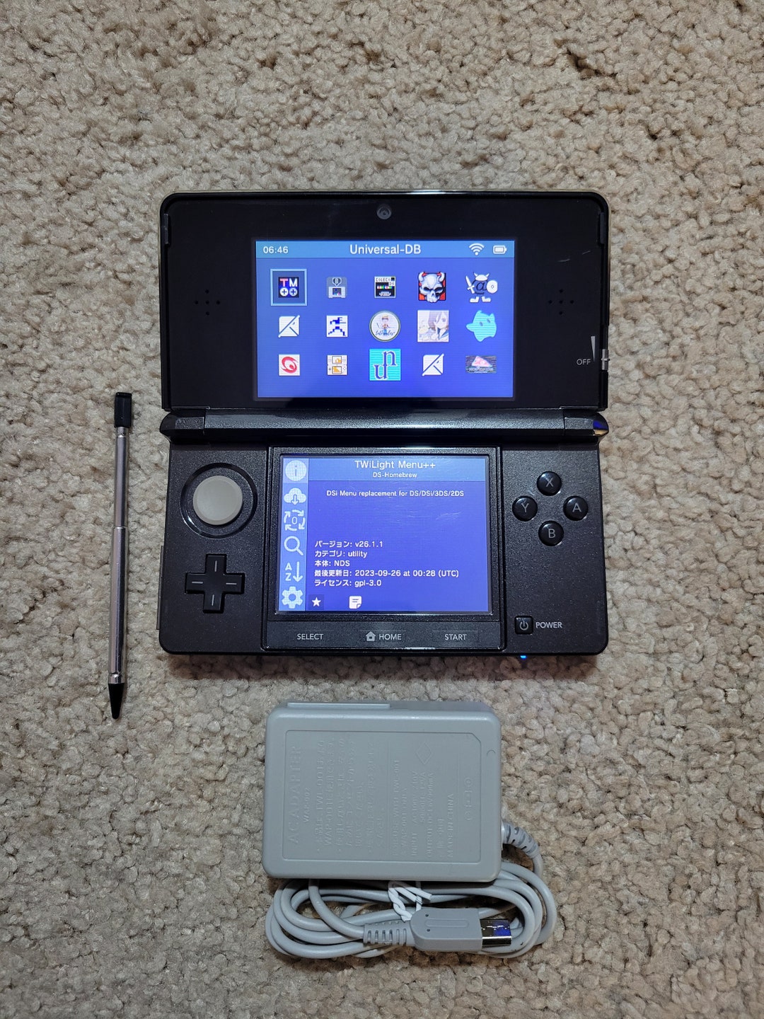 Black Nintendo 3DS Handheld Console 32gb Memory PLZ READ Etsy