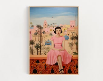 Arte imprimible, impresión de Bagdad, Irak, impresiones de arte mural, impresión árabe, impresión minimalista, descarga instantánea, arte árabe, arte mural de moda, Oriente Medio