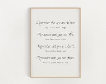 Positive Quote Print, Trendy Wall Art, Digital Download Print, Typography Poster, Retro Wall Decor, Printable Art, Inspirational Quote