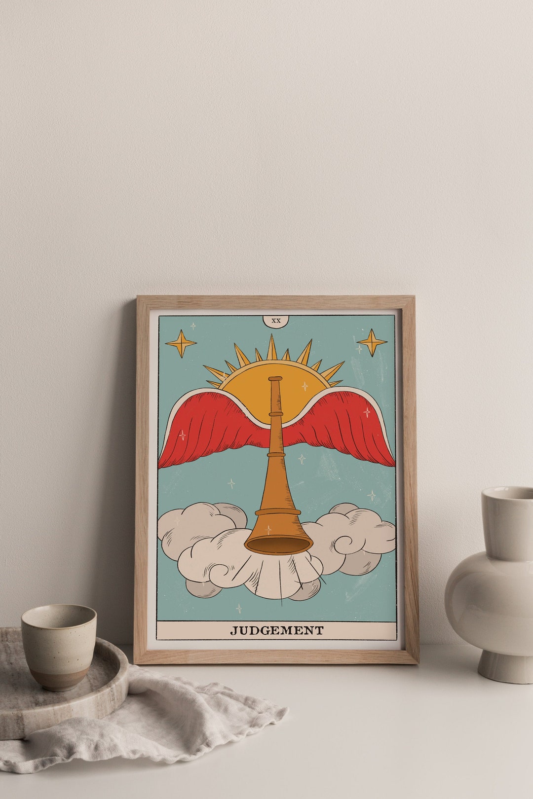 Printable Art, Judgement Definition Print, Wall Art Prints, Tarot Card