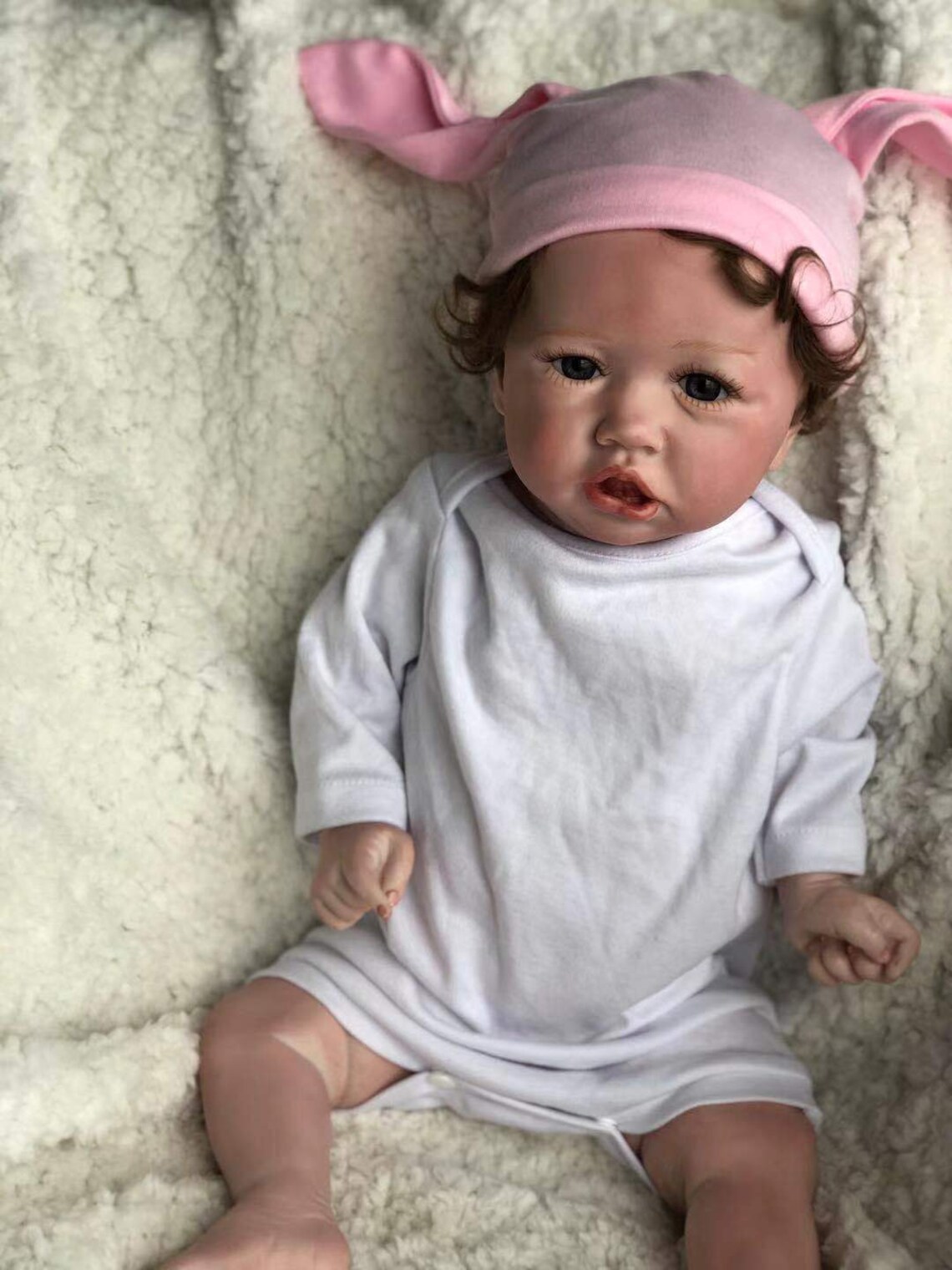 22inch Reborn Babies Dolls Silicone Full Body Lifelike Reborn Etsy
