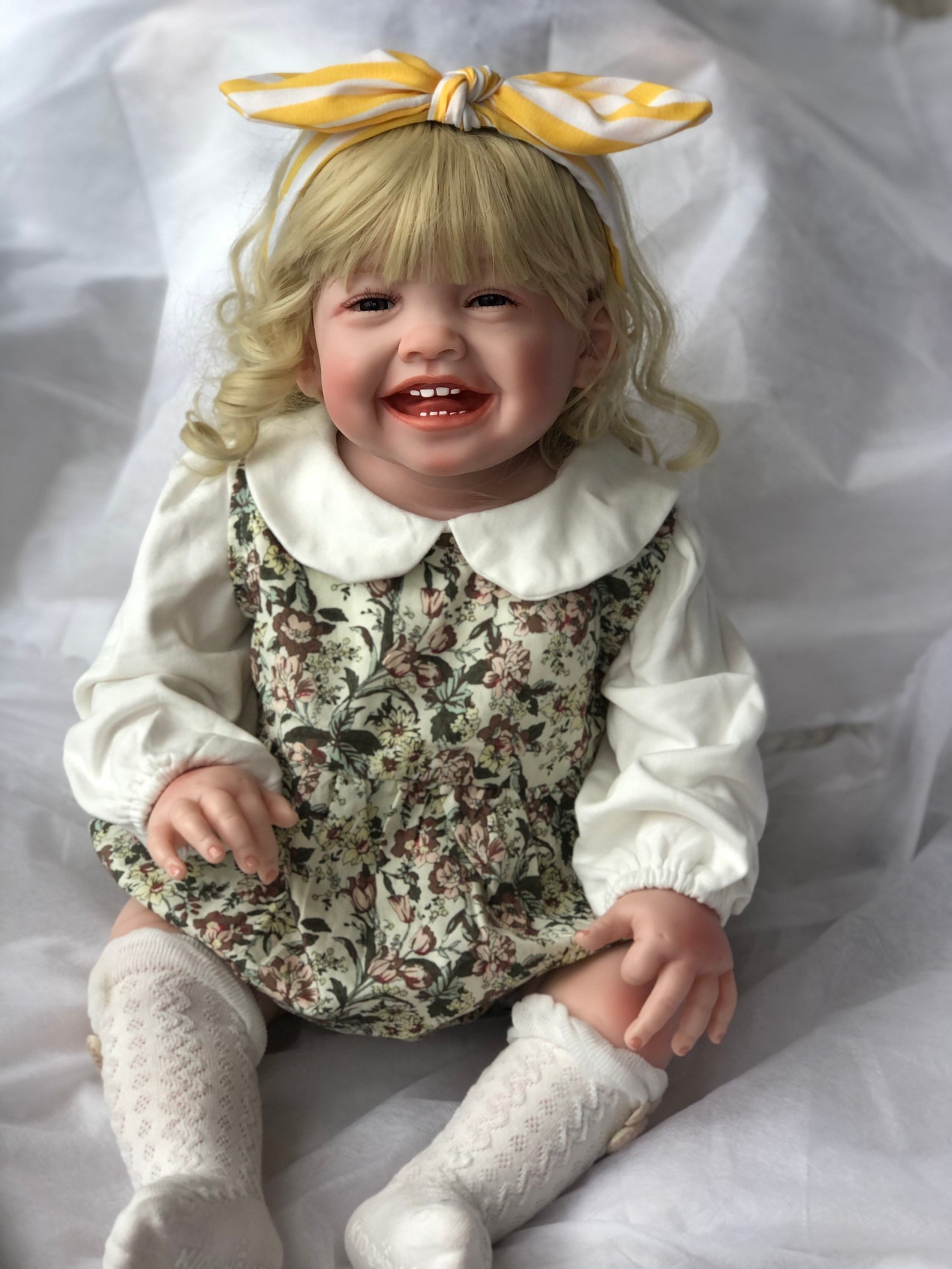 68CM Reborn Babies Toddler Girl Dolls Blonde Hair Etsy