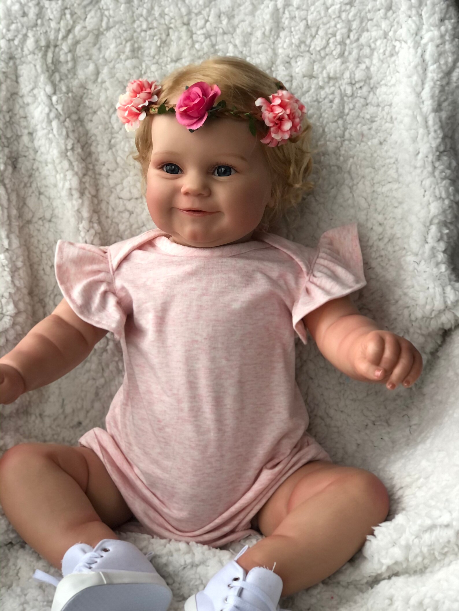 60CM Reborn Toddler Girl Maddie Dolls Handmade Reborn Babies Etsy
