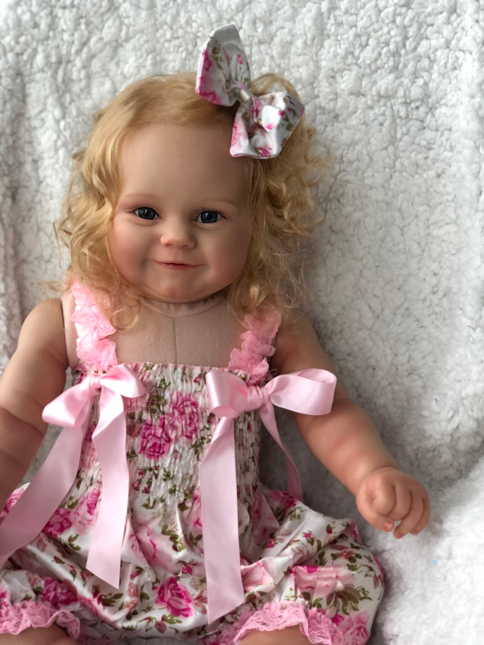 60CM Reborn Babies Girl Dolls Realistic Reborn Toddler Blonde Etsy