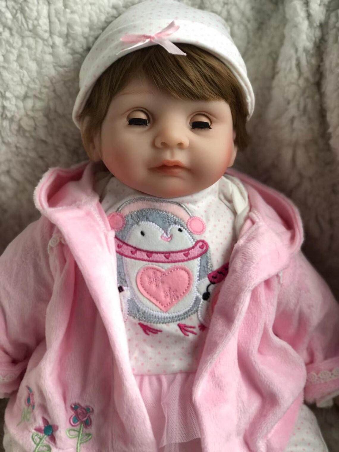 reborn doll blinking eyes