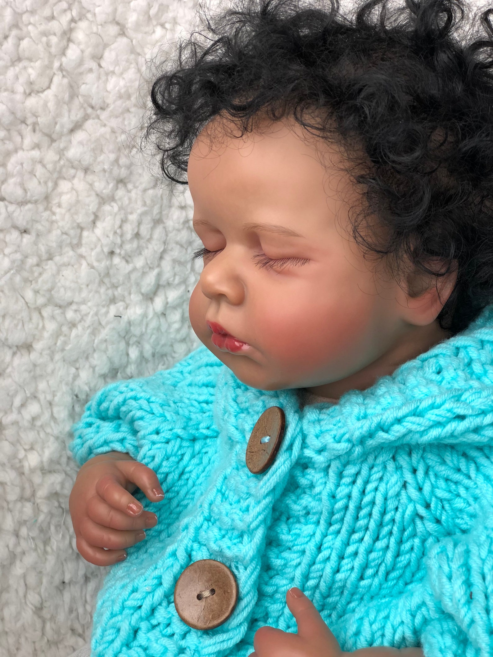 Realistic African American Reborn Babies Dolls Loulou 50CM Etsy Australia