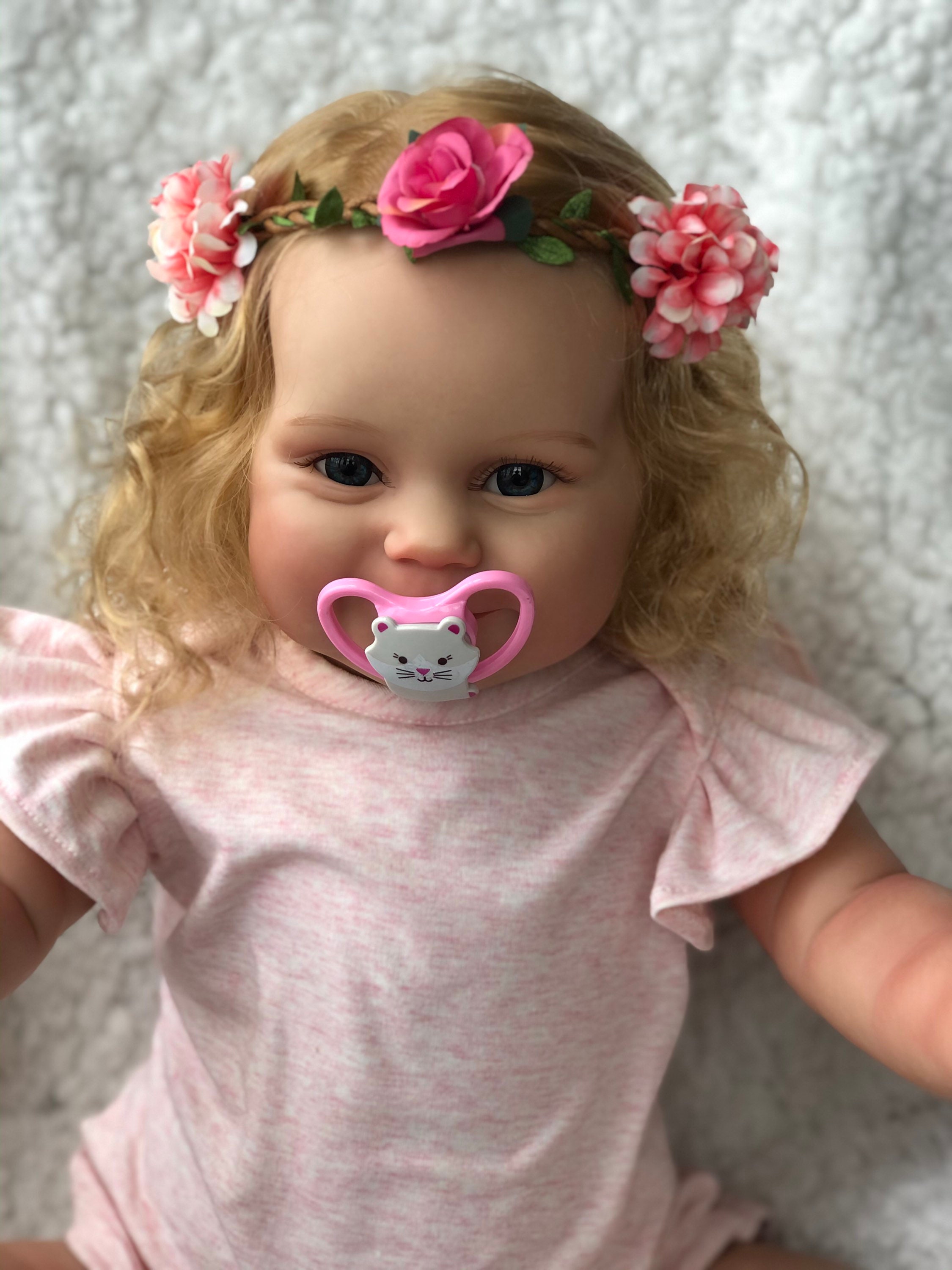 50/60CM Two Options Reborn Baby Doll Toddler Real Soft Touch