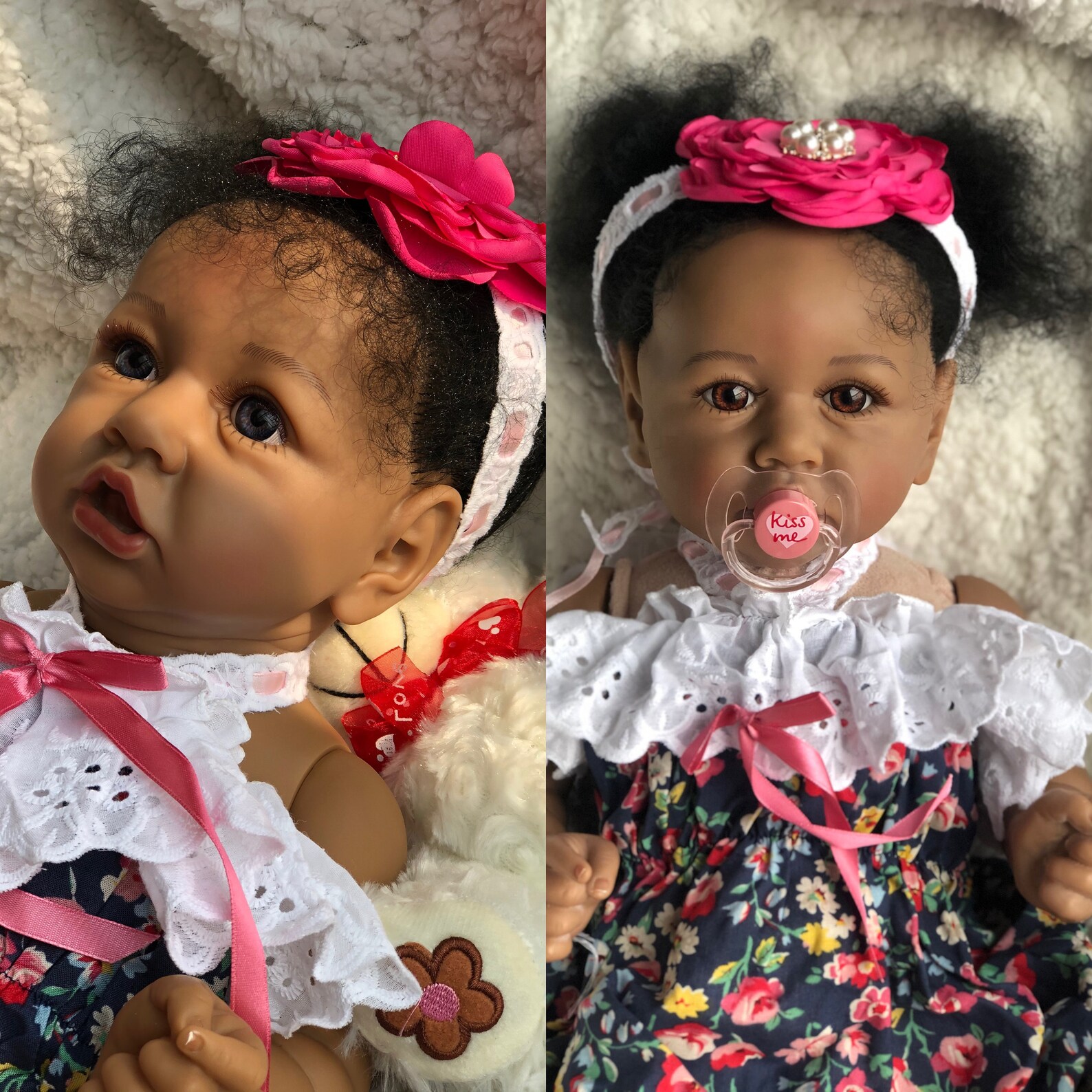 Reborn Babies Dolls 22inch African American Reborn Weighted Etsy