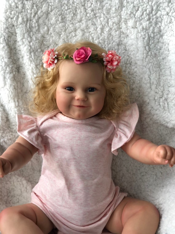 66cm Toddler Baby Reborn Doll Can Standing And Real Painted Skin