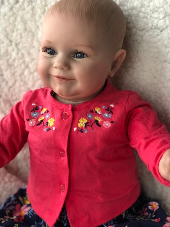 60CM Reborn Babies Toddler Girl Maddie Soft Body Realistic Etsy