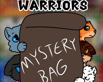Warrior Feline Mystery Bags (Vinyl Stickers, Pinback Buttons, Bookmarks, Prints, etc.)