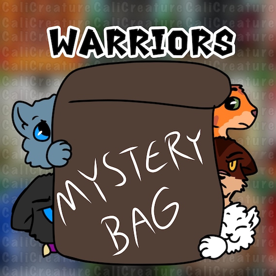 Warrior Feline Mystery Bags (Vinyl Stickers, Pinback Buttons, Prints, etc.)