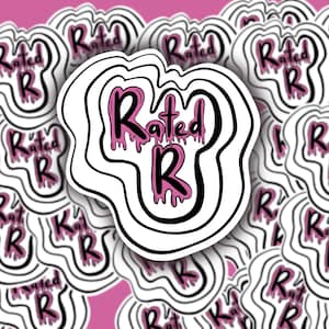 Rated R Sticker for Sale by TeeArcade84