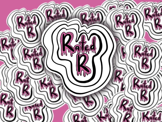 Rated R Sticker for Sale by TeeArcade84