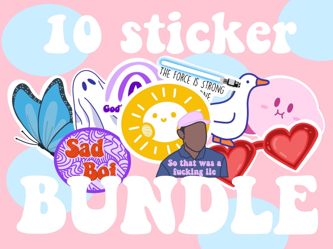 10 Sticker Pack BUNDLE Choose Any 10 Stickers for a Discounted Price - Etsy