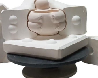 Molde de Gesso para Caneca de Preguiça | Moldes de Fundição de Barbotina Cerâmica