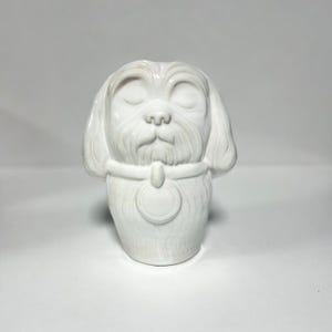 Shih Tzu Dog Urn, Custom Pet Urn, Personalized Dog Memorial, Ceramic Pet Ashes Keepsake, Handmade Pet Loss Gift