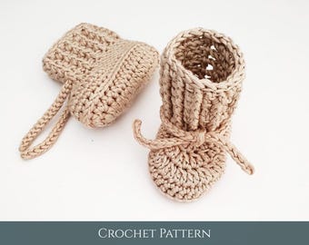 Crochet Baby Booties Pattern: Easy Beginner Socks (PDF Download)