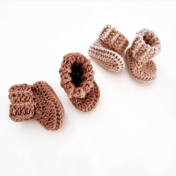 Baby Booties for newborn Photography Props Crochet Knitted Newborn Booties Eco Friendly Baby Booties Baby Shower Gift Baby Announcement