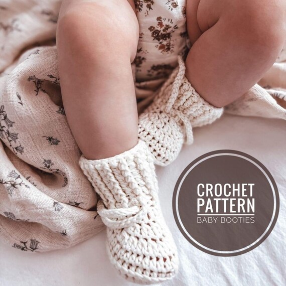Easy crochet booties hotsell