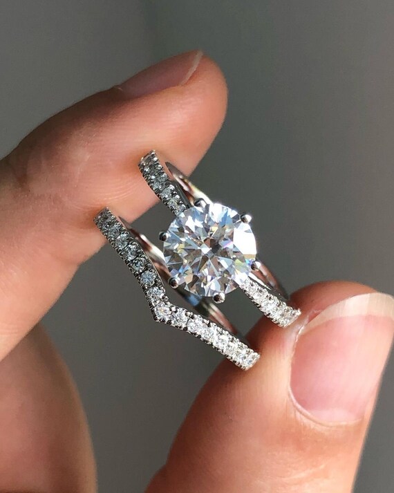 Cross wedding ring sets deals