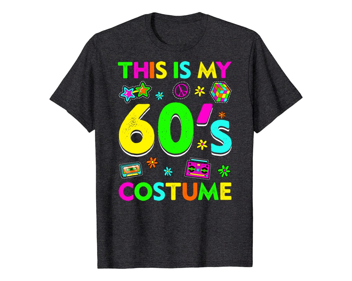 This Is My 60s Costume T-Shirt Retro Music T-Shirt Vintage | Etsy