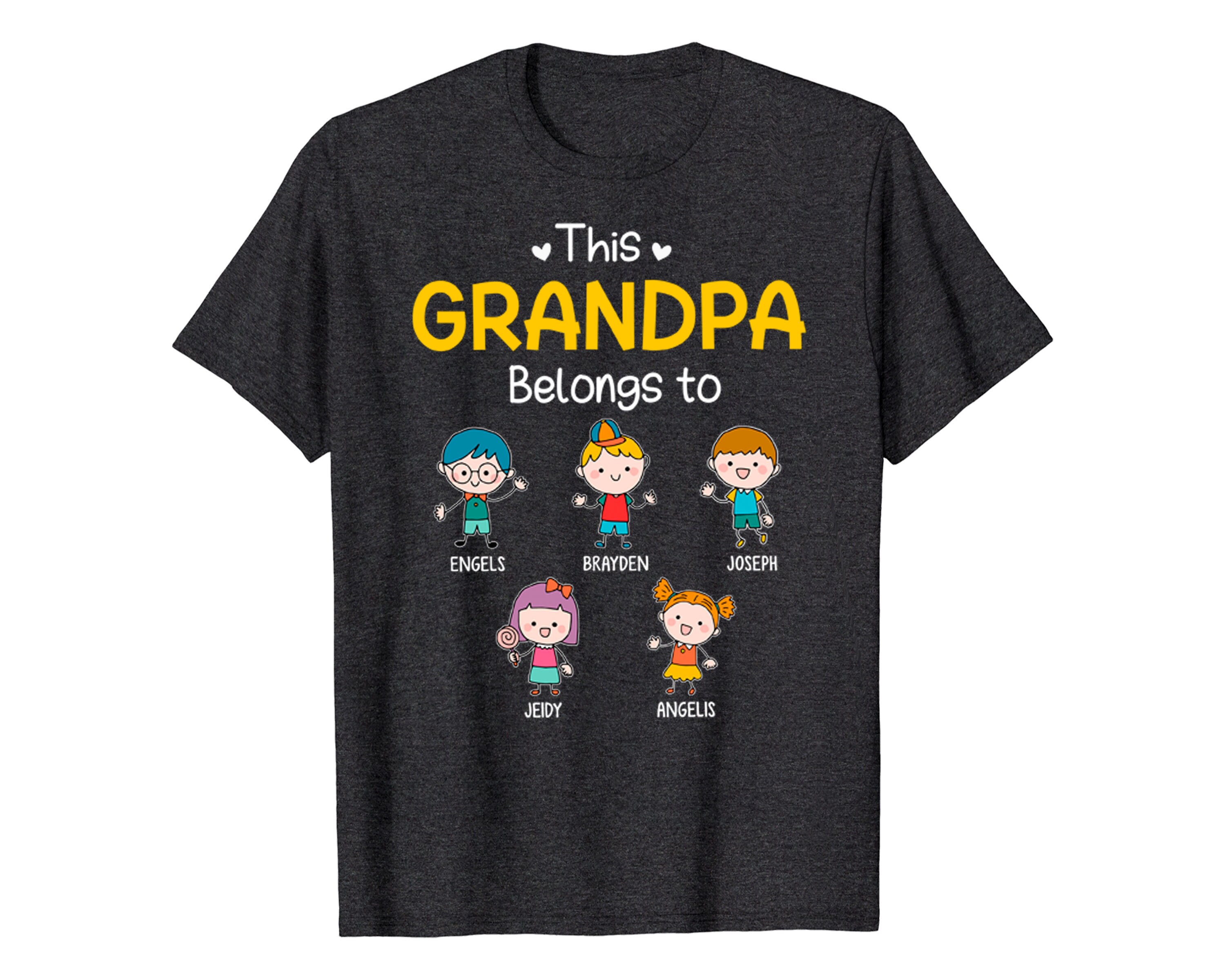 Personalized Grandpa Shirts
 Personalized This Grandpa Belongs To Shirt Best Grandpa
