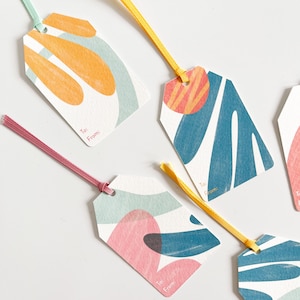 Patterned Gift Tags / Gift Tag / Colorful Gift Tags / Unique Gift Tags Set