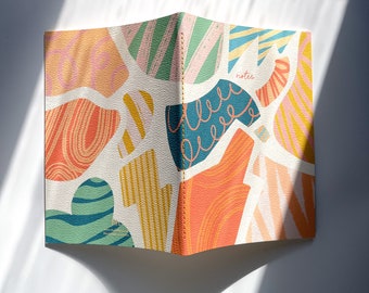 Handgemachtes Notizbuch - Personalisiert / A5, A6 Size / Mona