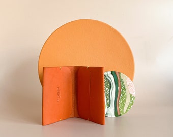 The Lines Buttero Leather / Card Holder & Wallet / Minimalist Design Card Holder