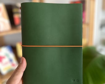 BIFOLD Leather Journal Cover / Buttero 1.4 - 1.6 mm / A & B Sizes
