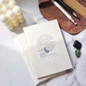 Handmade Notebook - Moon Walk