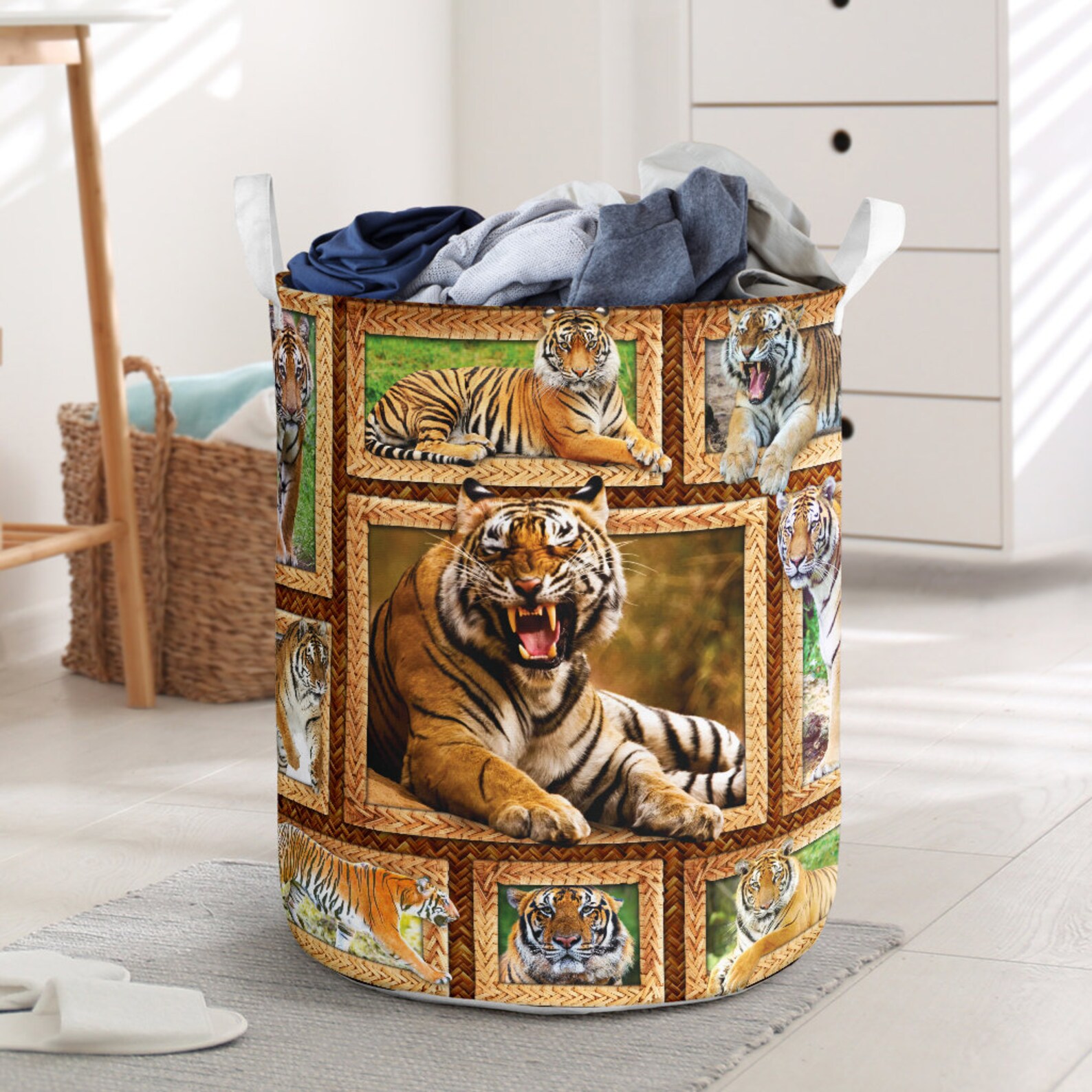 TIGER Laundry Basket 524 Rattan Basket Basket storage Etsy
