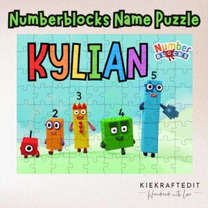 Custom Numberblocks Kids Puzzle | Educational & Fun Gifts | Numberblocks Gifts | Simple Gifts For Kids