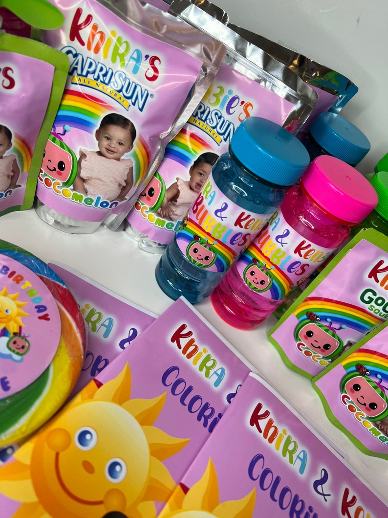 Custom Party Favors ANY THEME Party Favors 1st Birthday Etsy