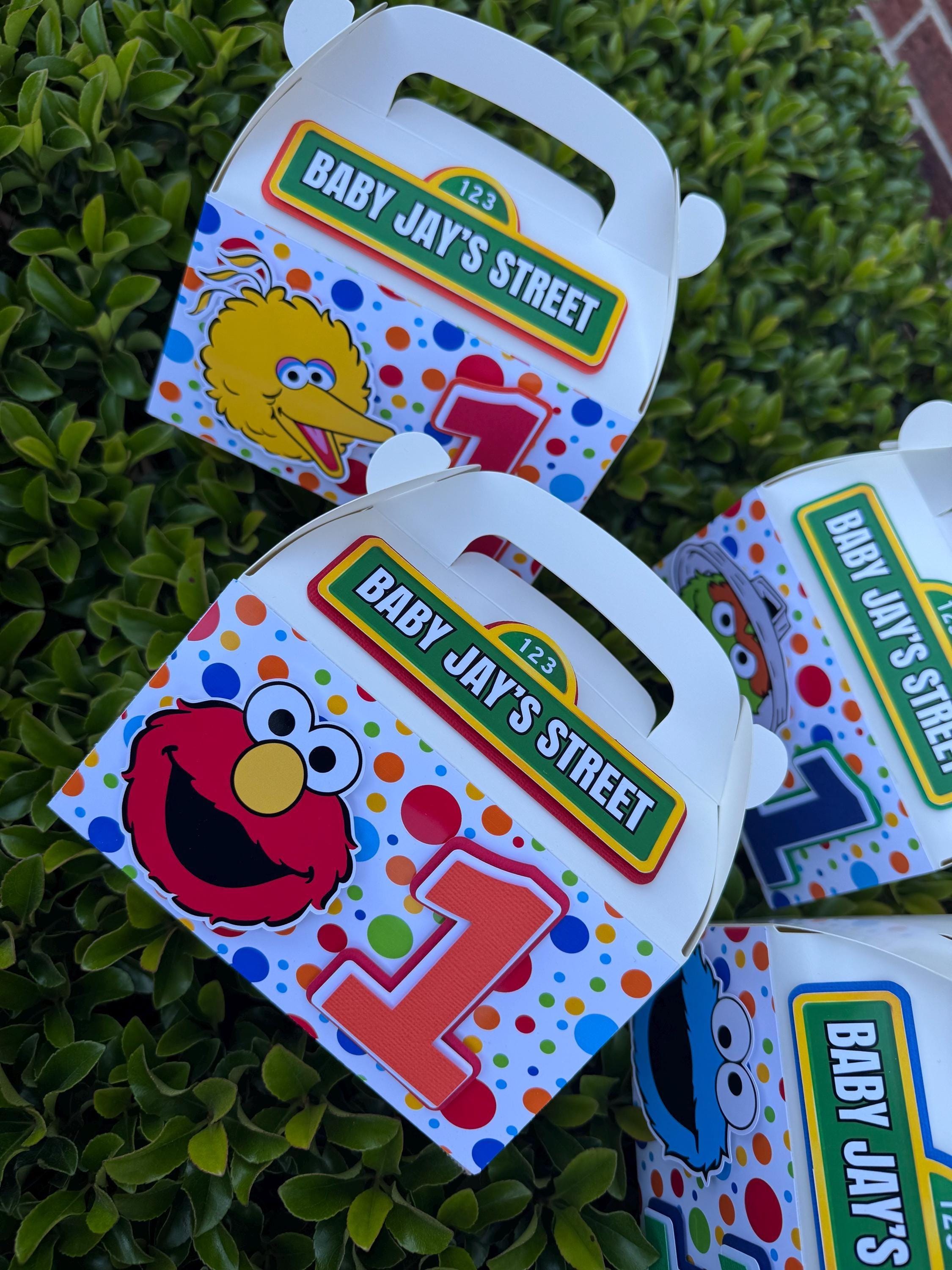 Colorful Party Favor Boxes | ANY Theme 1st Birthday Party Favors | 3D Gable Box | Kid Birthday Boxes | 1st Bday Treat Boxes | Party Favors