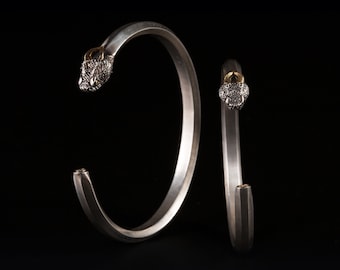 Joyería hecha a mano, pulsera de serpiente de plata, joyería personalizada, joyería de plata, joyería personalizada, joyería para hombre, regalo de San Valentín, antioxidación