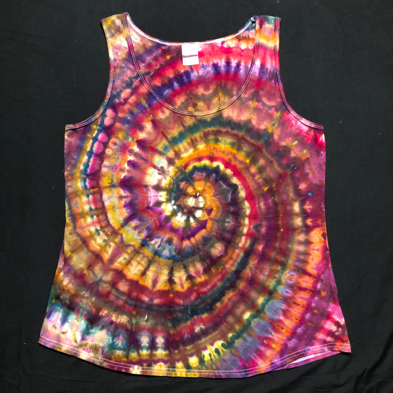Tie Dye Tank Top Womens XL Etsy