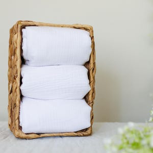 Set of 3 Waterproof change pad Double Gauze Muslin  travel changing mat, Diaper changing mat, portable changing mat