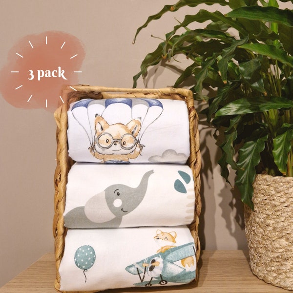 Set of 3 Waterproof change pad travel changing mat, Diaper changing mat, portable changing mat