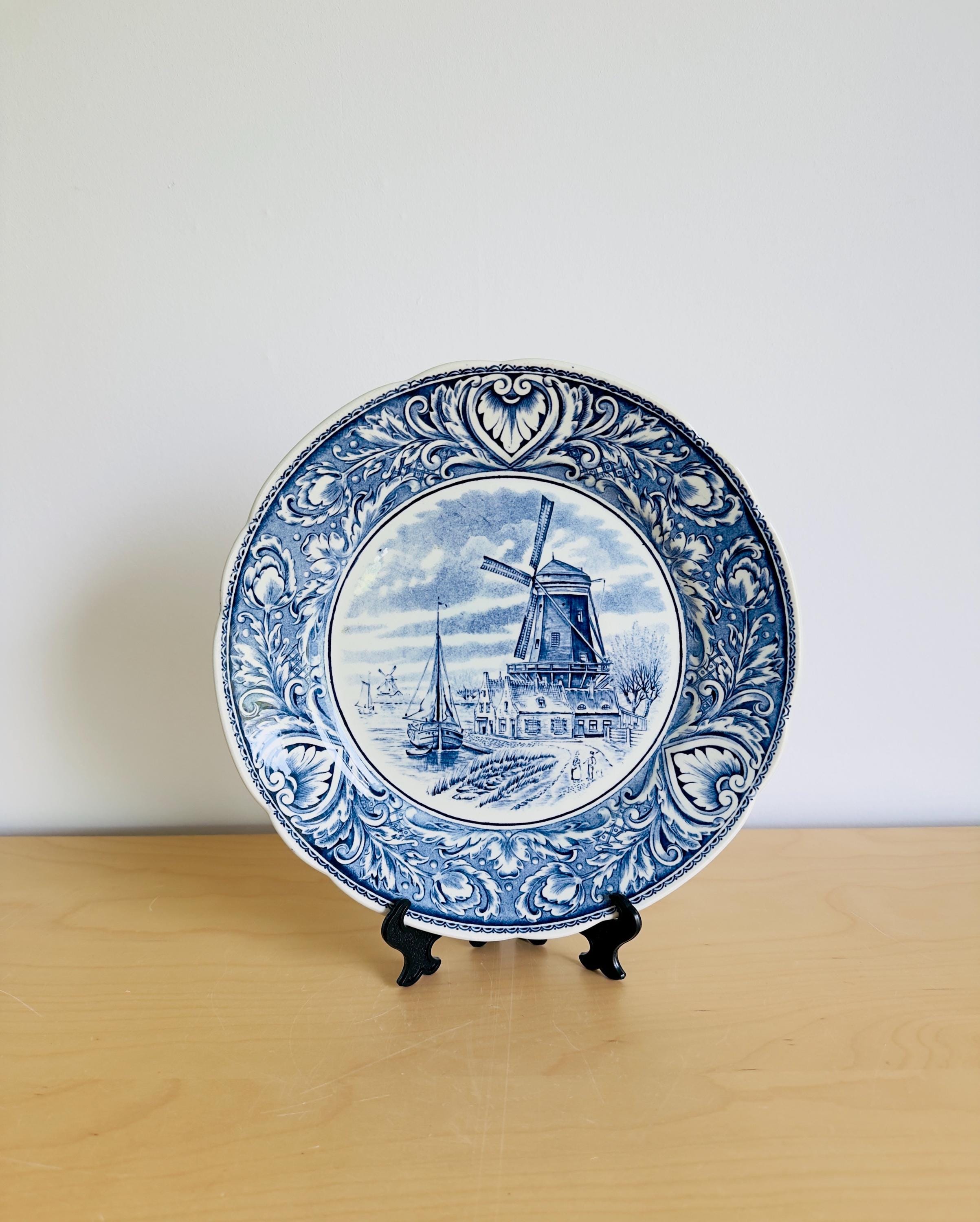 Blue white plates - Etsy 日本