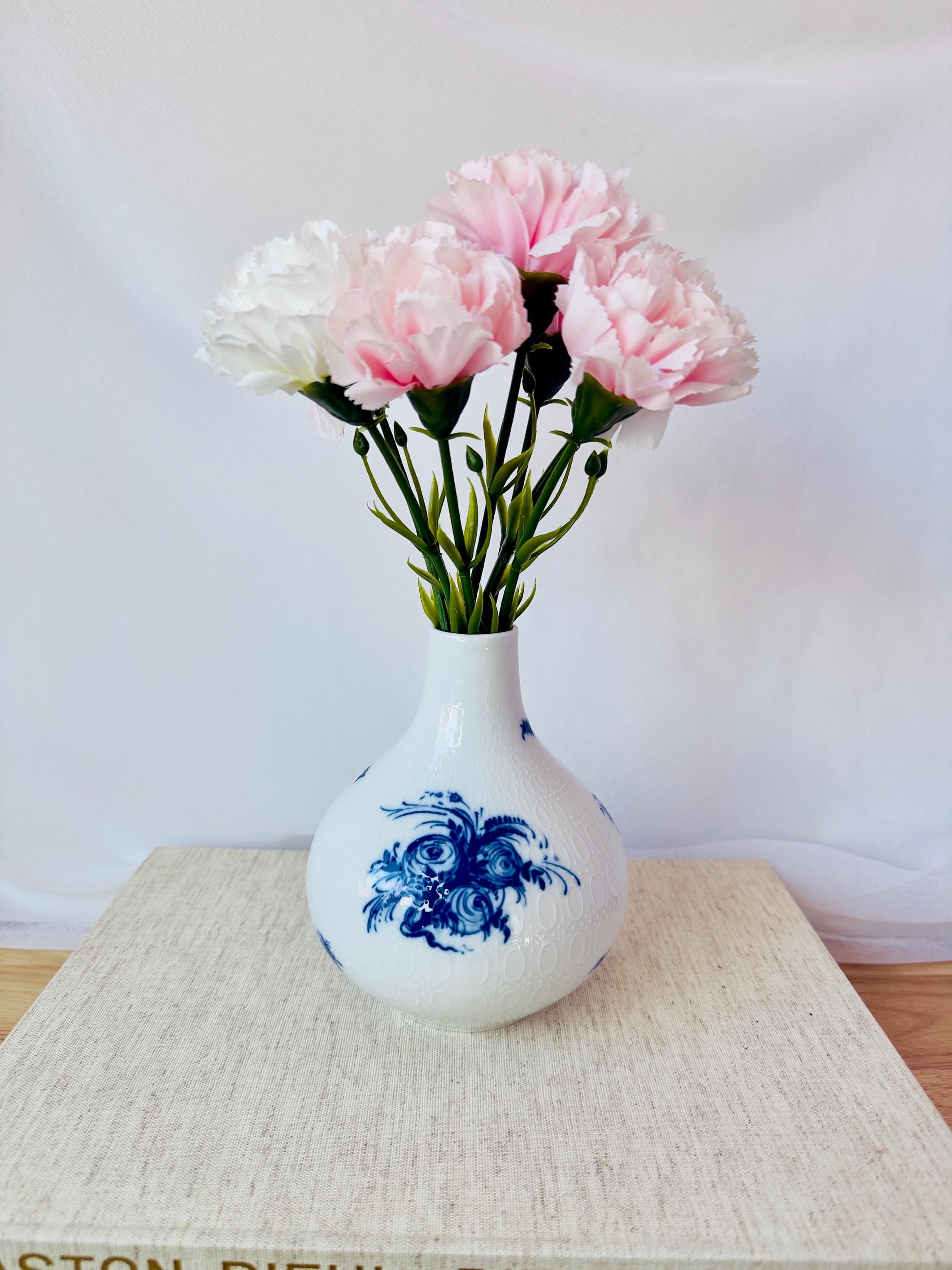 Rosenthal China Blue and White Vase - Etsy