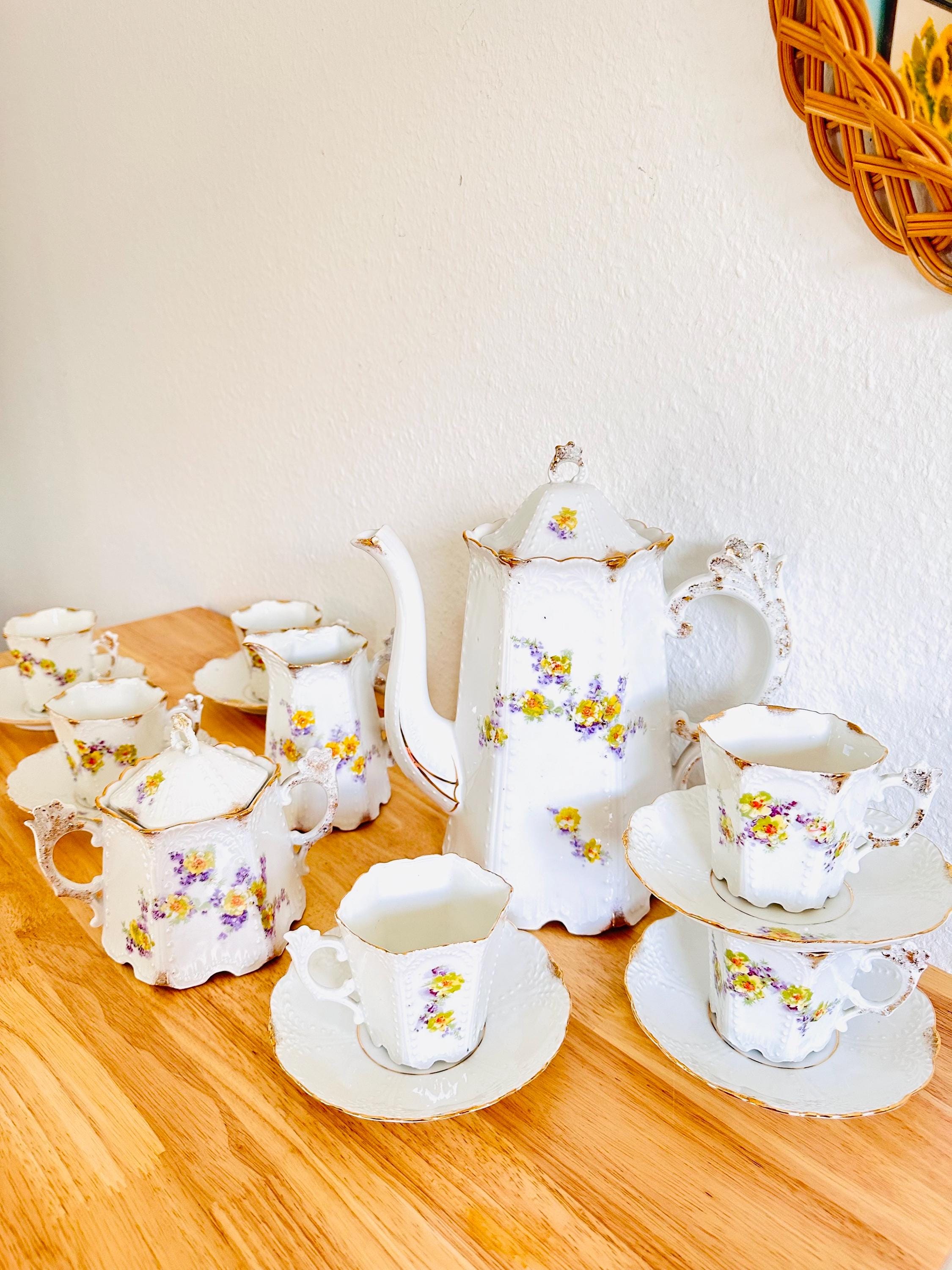 Antique tea set - Etsy 日本
